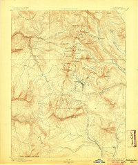 Anthracite 1893 topographic map thumbnail