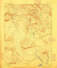 Anthracite 1893 topographic map thumbnail