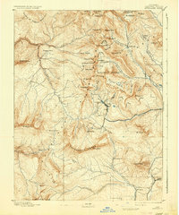 Anthracite 1893 topographic map preview