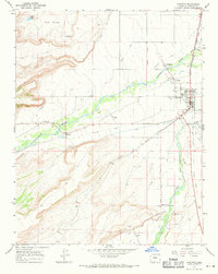 Antonito 1967 topographic map preview