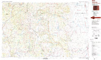 Antonito 1985 topographic map preview