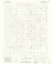 Arapahoe NE 1969 topographic map thumbnail