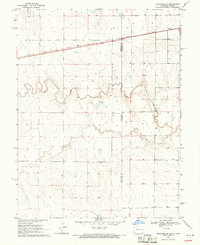 Arapahoe SE 1969 topographic map thumbnail