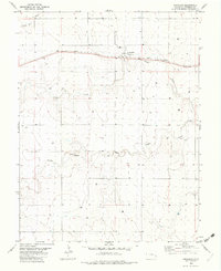 Arapahoe 1982 topographic map thumbnail