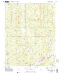 Arkansas Mountain 1980 topographic map thumbnail