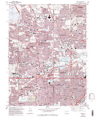 Arvada 1965 topographic map thumbnail