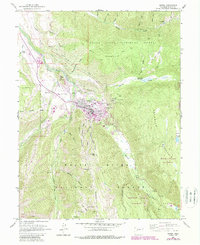 Aspen 1960 topographic map preview