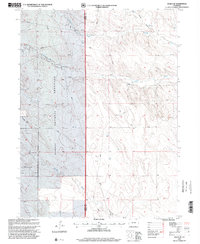 Avalo SE 1997 topographic map thumbnail