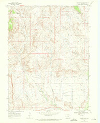 Badger Wash 1968 topographic map thumbnail