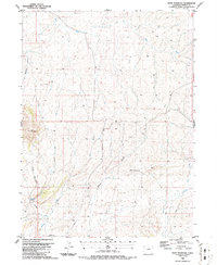 Bald Mountain 1986 topographic map thumbnail