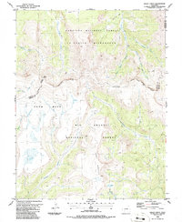 Baldy Cinco 1986 topographic map thumbnail