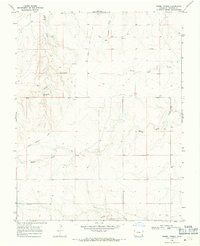 Barrel Spring 1968 topographic map thumbnail
