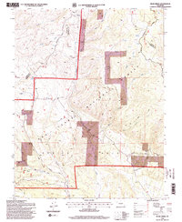 Bear Creek 1994 topographic map thumbnail