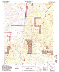 Bear Creek 1994 topographic map thumbnail