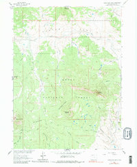 Bears Ears Peaks 1962 topographic map thumbnail