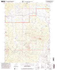 Bears Ears Peaks 2000 topographic map thumbnail