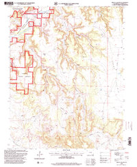 Beaty Canyon 1996 topographic map thumbnail