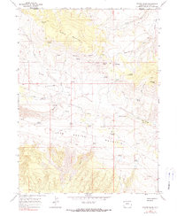 Beaver Basin 1966 topographic map thumbnail