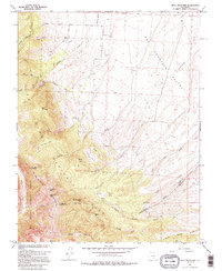 Beck Mountain 1960 topographic map thumbnail