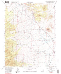 Beckwith Mountain 1958 topographic map thumbnail