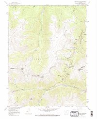 Berthoud Pass 1957 topographic map thumbnail
