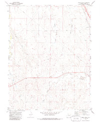 Beuck Draw 1970 topographic map preview