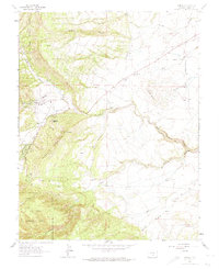 Beulah 1963 topographic map thumbnail