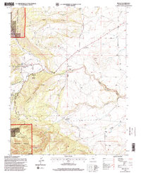 Beulah 1994 topographic map thumbnail