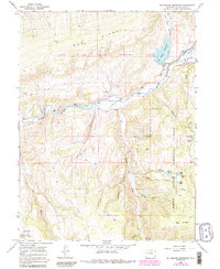 Big Beaver Reservoir 1966 topographic map thumbnail