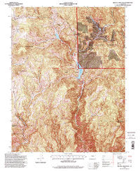 Big Bull Mountain 1994 topographic map thumbnail