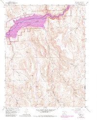 Big Mesa 1954 topographic map thumbnail