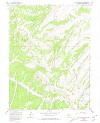 Black Cabin Gulch 1964 topographic map thumbnail