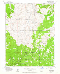 Black Forest 1954 topographic map thumbnail