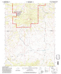 Black Mountain 1994 topographic map thumbnail