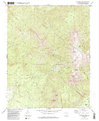 Blackhead Peak 1984 topographic map thumbnail