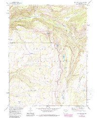 Blair Mountain 1977 topographic map thumbnail