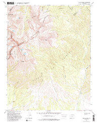 Blanca Peak 1967 topographic map thumbnail
