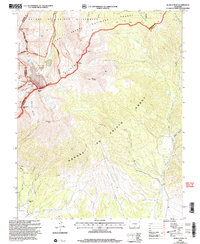 Blanca Peak 2001 topographic map thumbnail