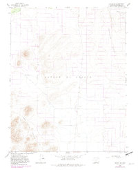Blanca SE 1965 topographic map thumbnail