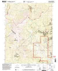 Bonanza 2001 topographic map thumbnail