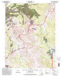 Boreas Pass 1994 topographic map thumbnail