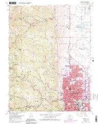 Boulder 1966 topographic map thumbnail
