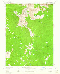 Bowen Mountain 1957 topographic map thumbnail