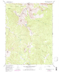 Bowen Mountain 1957 topographic map thumbnail
