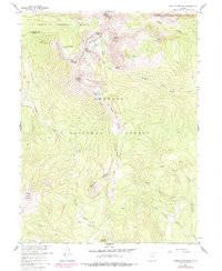 Bowen Mountain 1957 topographic map thumbnail