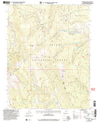 Bowers Peak 2001 topographic map thumbnail