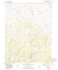 Breeze Mountain 1971 topographic map thumbnail