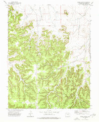 Brown Canyon 1972 topographic map thumbnail