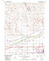 Brush West 1971 topographic map thumbnail