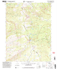 Buffalo Pass 2000 topographic map thumbnail